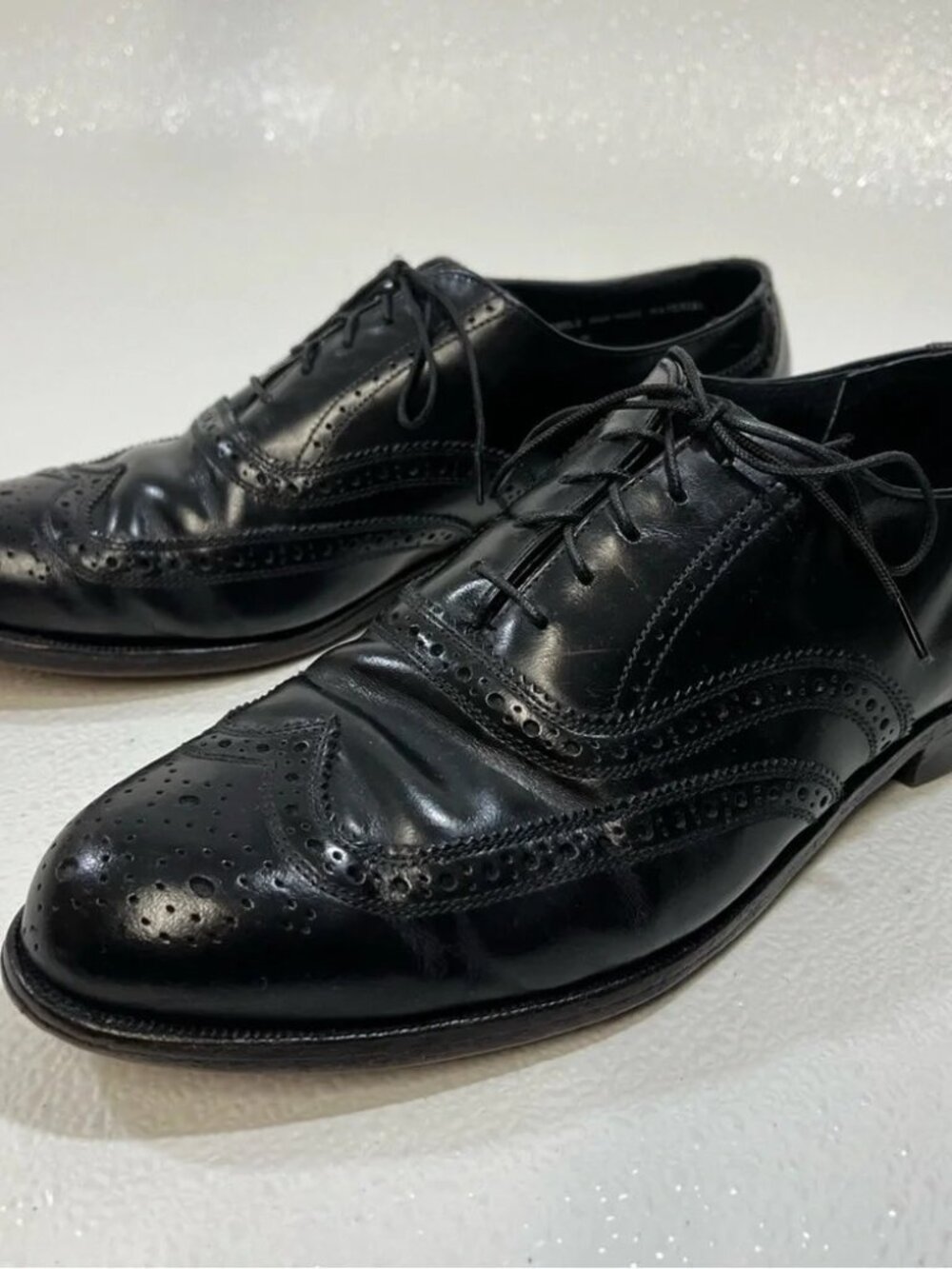 British Walkers Men’s Dress Formal Elegant Shoes Brogue Men's Footwear Sz 8 D